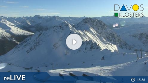 Davos Skiing Resort Parsenn Ski Slope Weather Web Cam Graubünden Switzerland