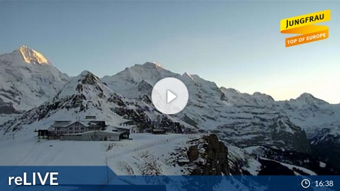 Wengen Skiing Resort Männlichen Ski Slopes Weather Web Cam Bern Switzerland