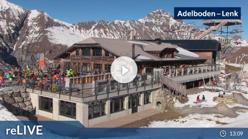 Adelboden Skiing Slopes Weather Web Cam Bern Switzerland