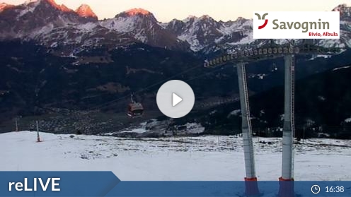 Savognin Ski Resort Somtgant Skiing Slopes Weather Web Cam Grisons Switzerland