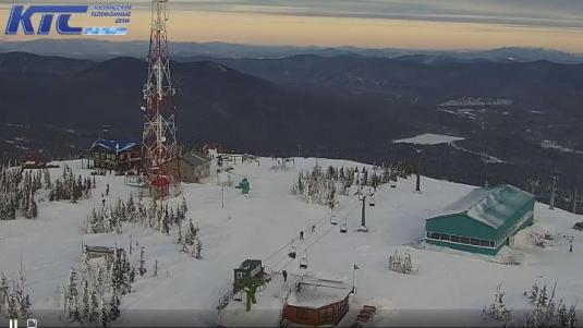 Sheregesh Skiing Resort Ski Slopes Weather Web Cam Siberia Russia