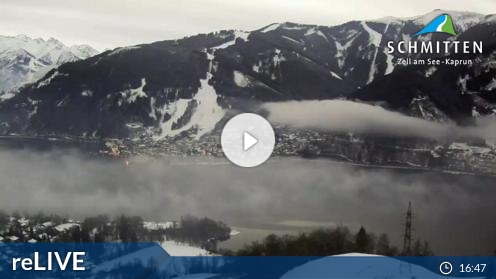 Zell am See Skiing Slopes Weather Web Cam Salzburg Austria
