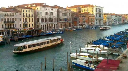 City of Venice Grand Canal Web Cam Venice Italy