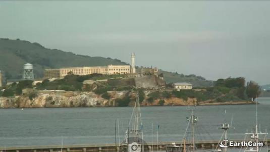San Francisco Bay Alcatraz Island Web Cam San Francisco California