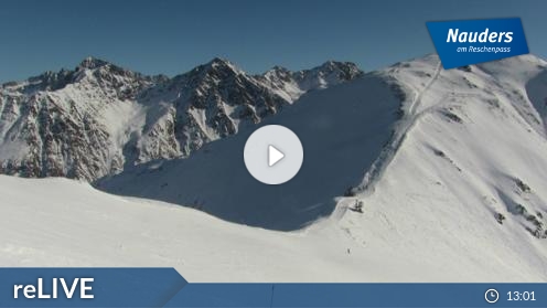 Nauders Skiing Slopes Panorama Weather Web Cam Austria