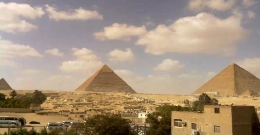 Great Pyramid of Giza Web Cam Giza Egypt