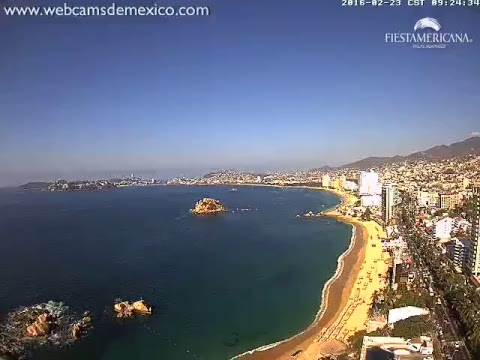 Playa La Condesa Beach Weather Web Cam Acapulco South Mexico