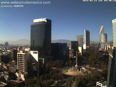 Mexico City Paseo de la Reforma Traffic Weather Web Cam Mexico