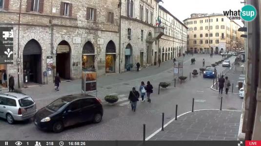 Perugia Matteotti City Square Web Cam Italy