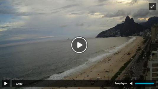 Ipanema Beach Weather Webcam Rio de Janeiro Brazil