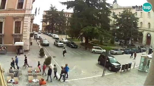 Italia Square City of Perugia People Watching Web Cam Italy