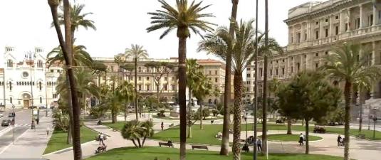 Piazza Cavour Square Web Cam City of Rome Italy