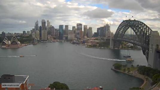 Circular Quay Harbour Sydney Harbour Bridge Web Cam Sydney Australia