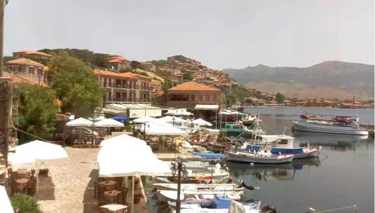 Island of Lesbos Holiday Weather Web Cam Mithymna Greece