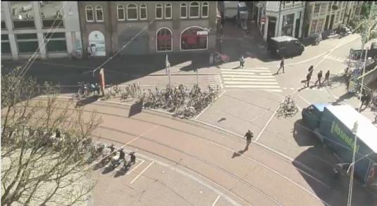 Koningsplein Square Live Amsterdam Webcam