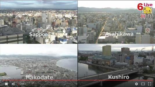Hokkaido Island Live Streaming Japanese Cities Weather Web cam Hokkaido Japan
