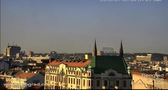 Belgrade City Centre Panorama Web Cam Belgrade Serbia