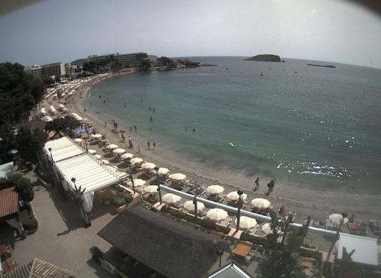 Es Canar Holiday Resort Beach Weather Web Cam Island of Ibiza Spain