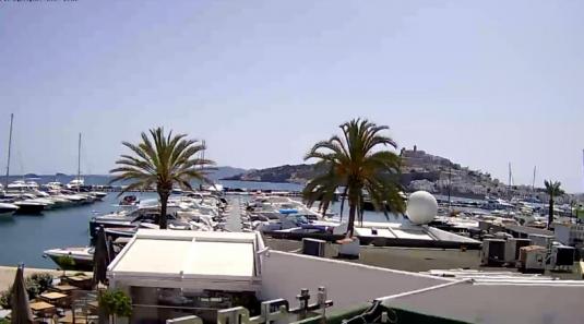 Ibiza Town Marina Weather Web Cam Island of Ibiza Spain