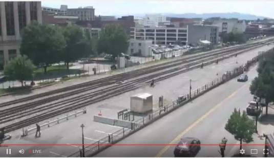 Roanoke Railway Trains Watching Web Cam Downtown Roanoke Virginia
