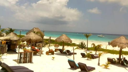 Tulum Holiday Resort Beach Weather Web Cam Riviera Maya Mexico