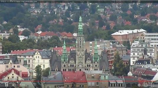 Liberec City Centre Streaming Panorama Weather Web Cam Czech Republic