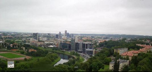 Vilnius City Skyline Weather Web Cam Vilnius Lithuania