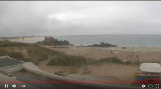Cleder Live Streaming Plage des Amiets Beach Wind Surfing Weather Web Cam France