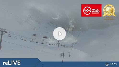 Arinsal Skiing Resort Port Negre Skiing Slopes 360 Panorama web cam Andorra