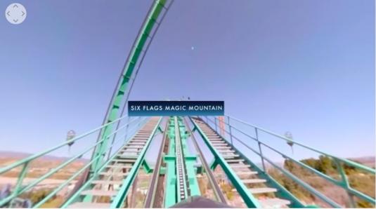 Mega Roller Coaster VR Cam 360 degree panorama Roller Coaster VR Ride