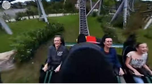 Karacho Roller Coaster Live VR 360 Roller Coaster Cam Video Erlebnispark Tripsdrill Theme Park Germany