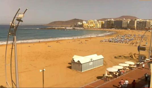 Las Palmas Holiday Resort Live Playa de las Cantera Beach Weather Web Cam Gran Canaria