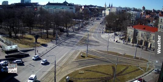 Tallin City Centre Traffic Weather Web Cam Tallin Estonia