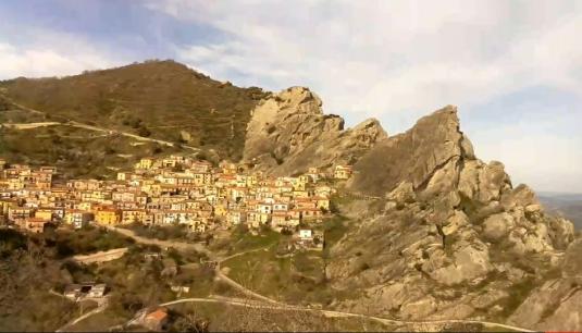 Castelmezzano Live Streaming Weather Web Cam Lucania South Italy
