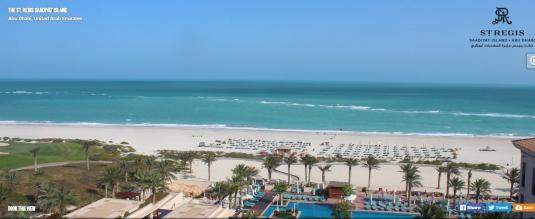 Saadiyat Island Resort Beach Weather Webcam Abu Dhabi UAE