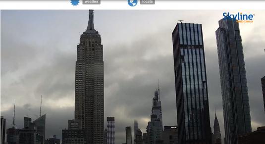 Empire State Building LIVE Manhattan Skyline Weather Web Cam New York City