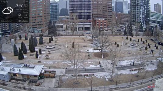 Central Memorial Park Live Streaming Weather Webcam City of Calgary Canada