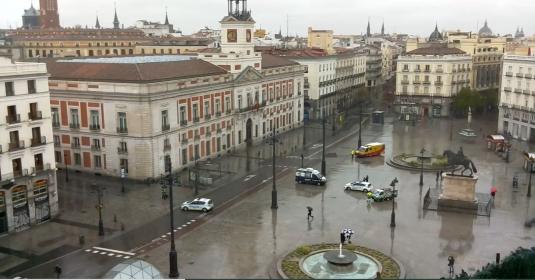 Madrid Live Puerta del Sol City Square Web Cam Madrid Spain