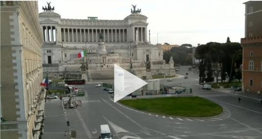 Piazza Venezia Live Streaming Altare della Patria Webcam Rome Italy