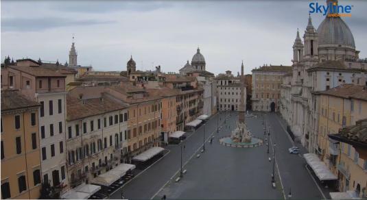 Piazza Navona Live Streaming Video WebCam City of Rome Italy