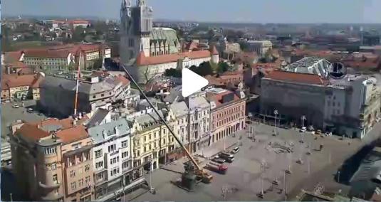 Zagreb City Live Streaming Ban Jelačić Square Webcam Zagreb City Centre Croatia