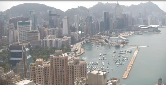 Hong Kong Downtown Live Victoria Harbour Traffic Weather Webcam Hong Kong China