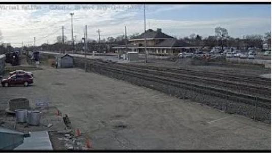 Elkhart Railway Station Live Trainspotter Web Cam city of Elkhart Indiana