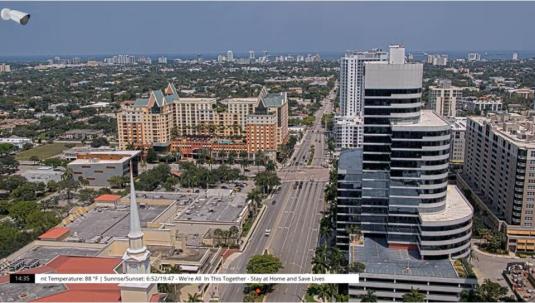Fort Lauderdale Broward Blvd Live Downtown Traffic Weather Cam Florida
