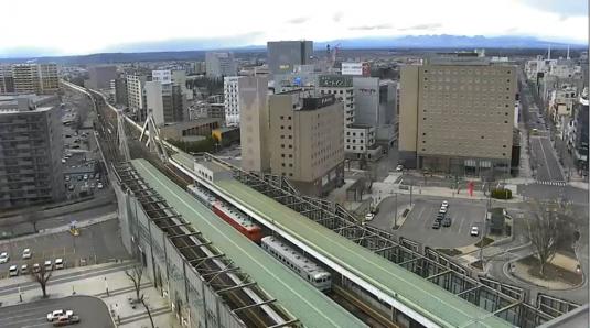 Obihiro Railway Station Train Spotter Cam City of Obihiro Hokkaido Island Japan