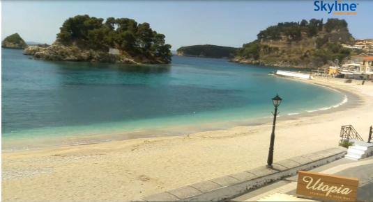 Parga Seaside Holiday Resort beach weather webcam northwestern Greece