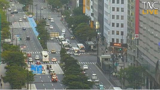 Fukuoka City Downtown Traffic Weather Web Cam island of Kyushu Japan