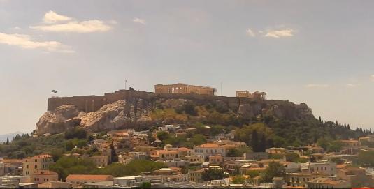 Acropolis of Athens live streaming video webcam Athens Greece
