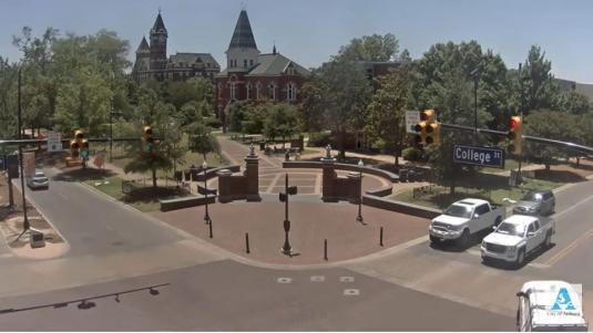 Auburn City Live Auburn University Campus Toomers Corner Webcam Alabama