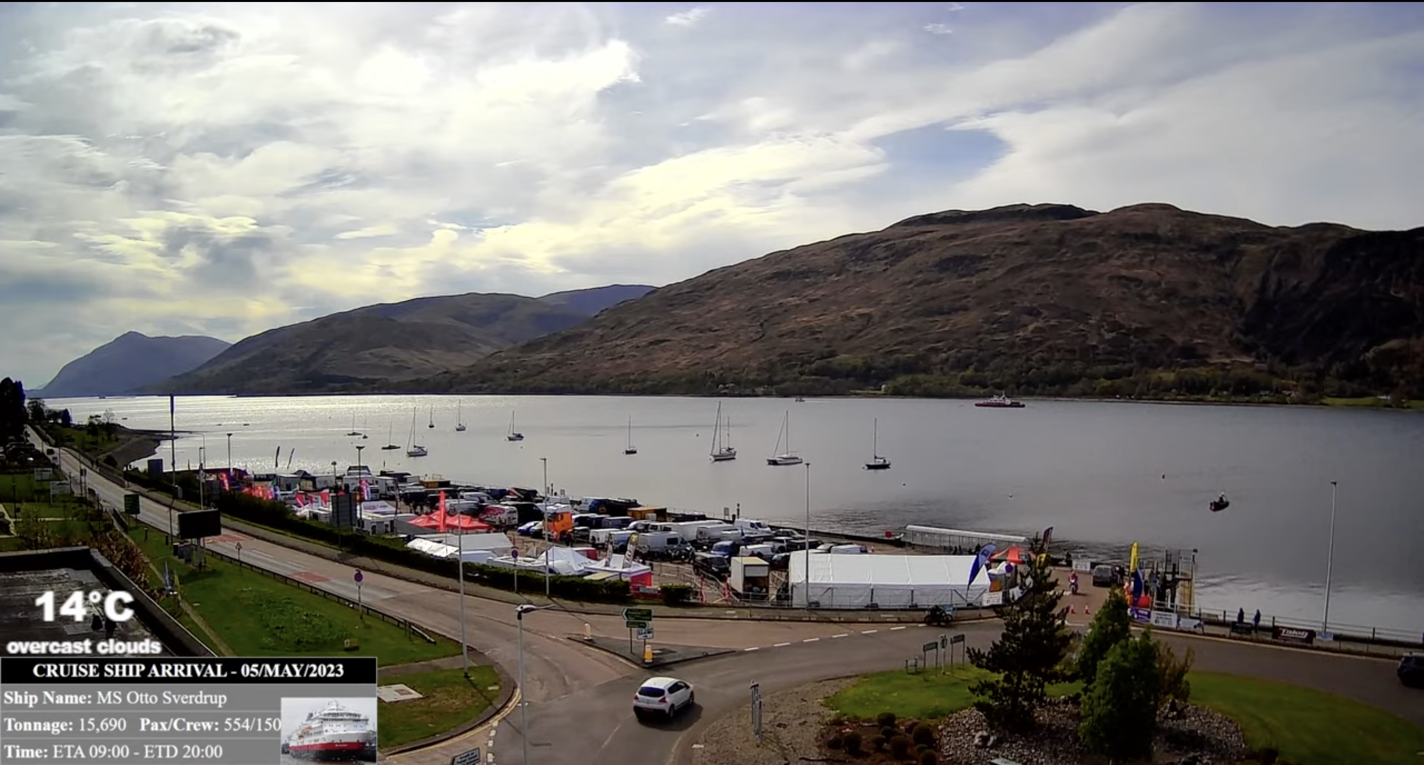 Live Fort William live Loch Linnhe webcam